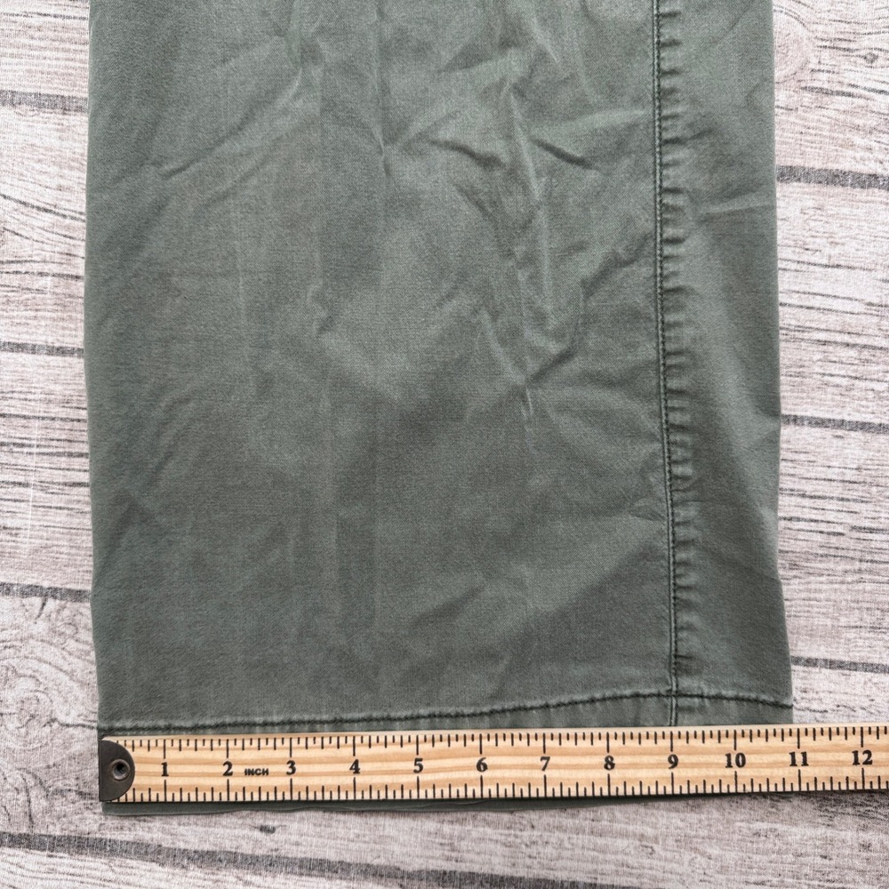 Garage Cargo Pants Womens 11 Olive Green Wide Leg Relaxed Fit Utility Streetwear - Picture 7 of 9